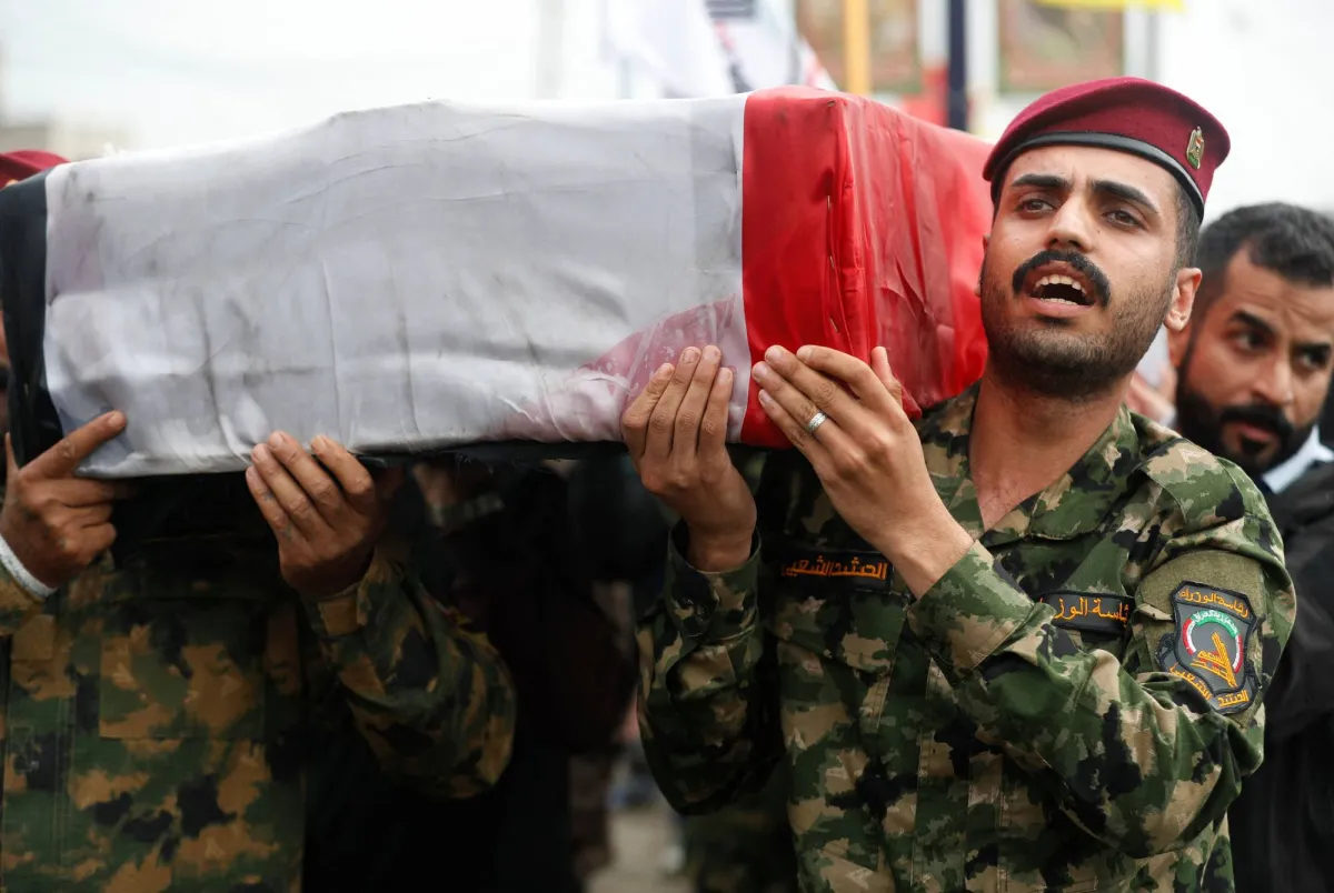 احتجاج عراقي ضد واشنطن وطهران