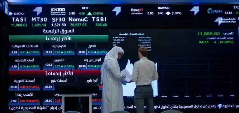 277.8 مليون ريال مبيعات المؤسسات الأجنبية في الأسهم السعودية