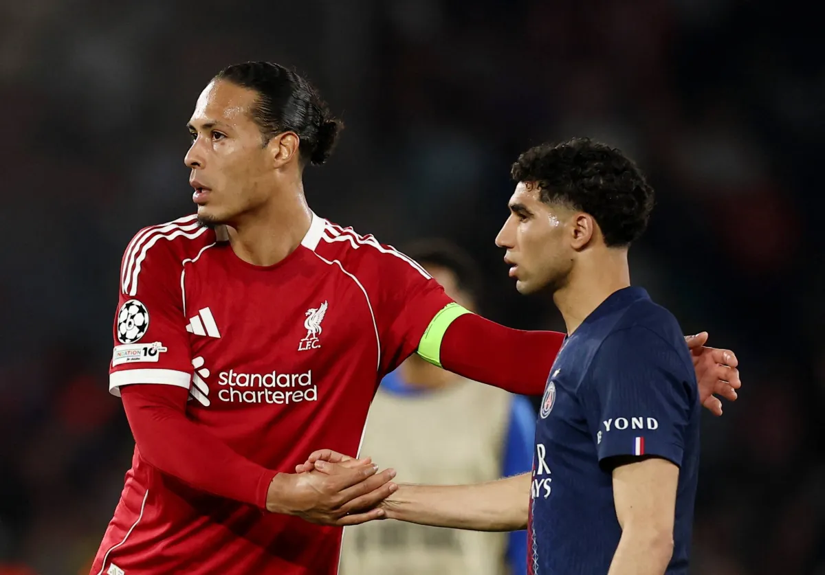 فان دايك عقب الخسارة أمام سان جيرمان: لعبنا مباراة صعبة