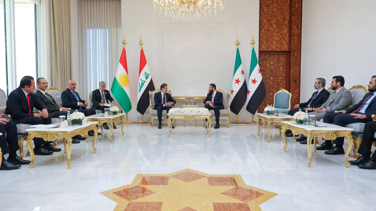 الشرع ونيجيرفان بارزاني يبحثان دمج «قسد»