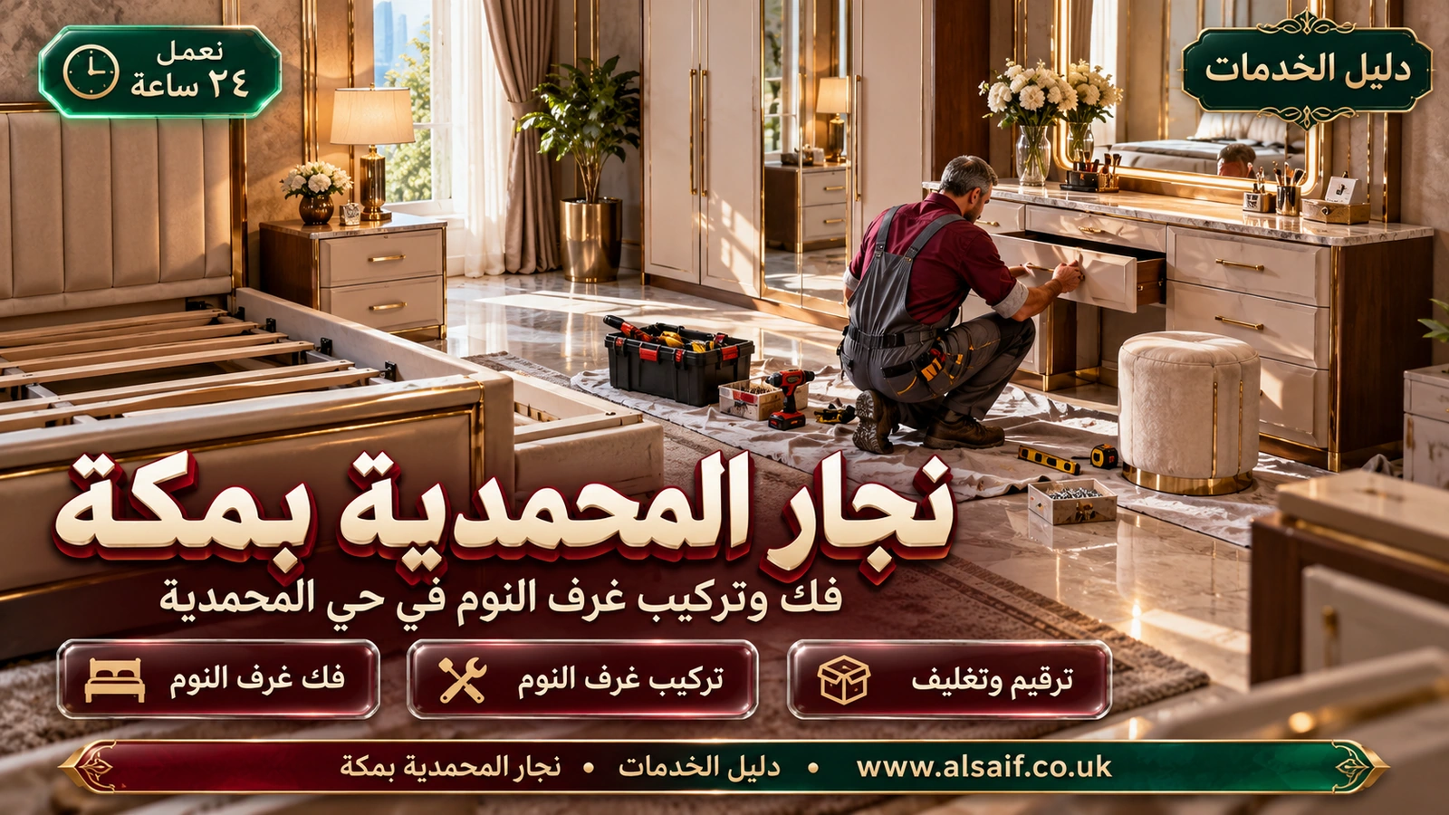 فك وتركيب غرف النوم في حي المحمدية فك وتركيب غرف النوم في حي المحمدية
