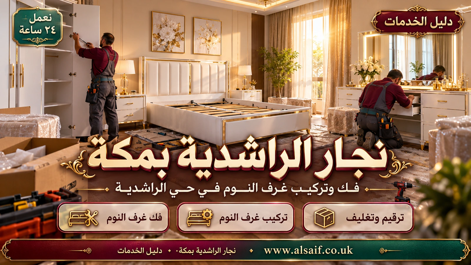 فك وتركيب غرف النوم في حي الراشدية فك وتركيب غرف النوم في حي الراشدية