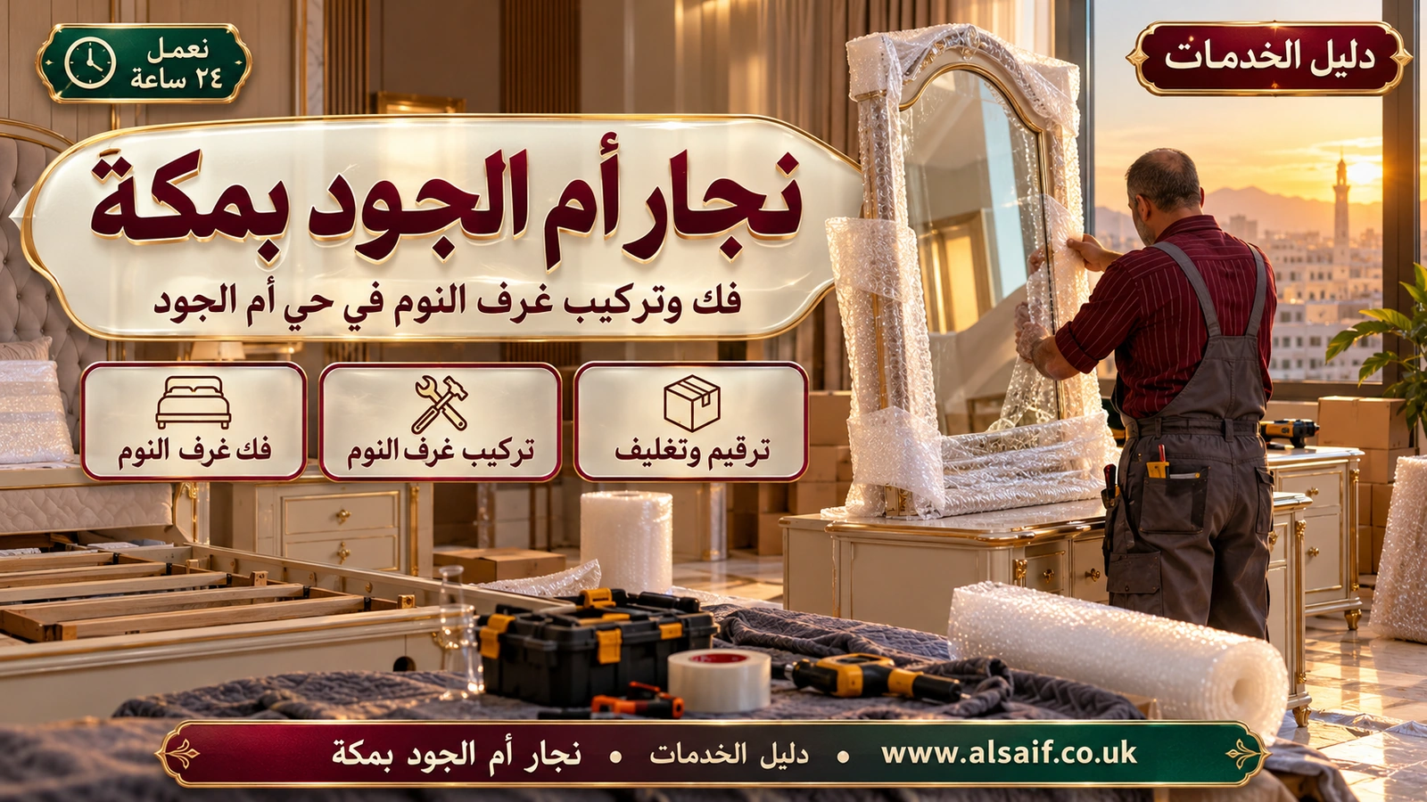 فك وتركيب غرف النوم في حي أم الجود فك وتركيب غرف النوم في حي أم الجود
