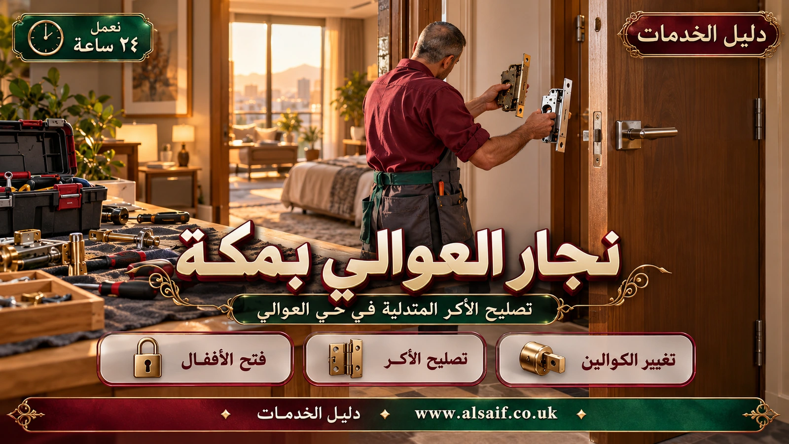 تصليح الأكر المتدلية في حي العوالي تصليح الأكر المتدلية في حي العوالي