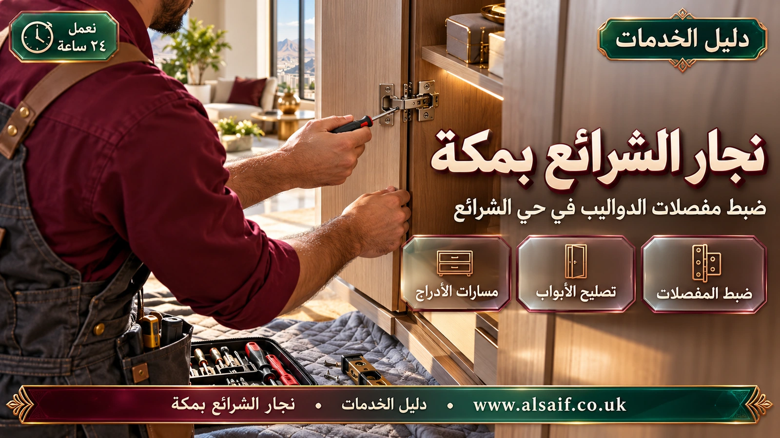 ضبط مفصلات الدواليب في حي الشرائع